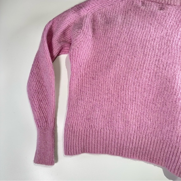 Everlane alpaca mock neck cozy ribbed sweater XS pink - Picture 11 of 11